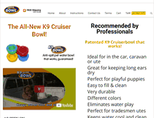 Tablet Screenshot of cruiserbowl.com.au
